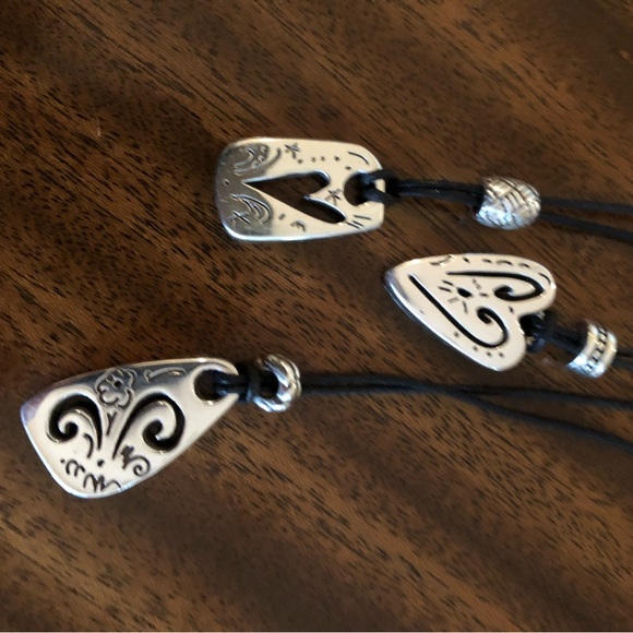 NWOT Brighton BRAZILIAN multi strand heart charm necklace - Picture 5 of 9